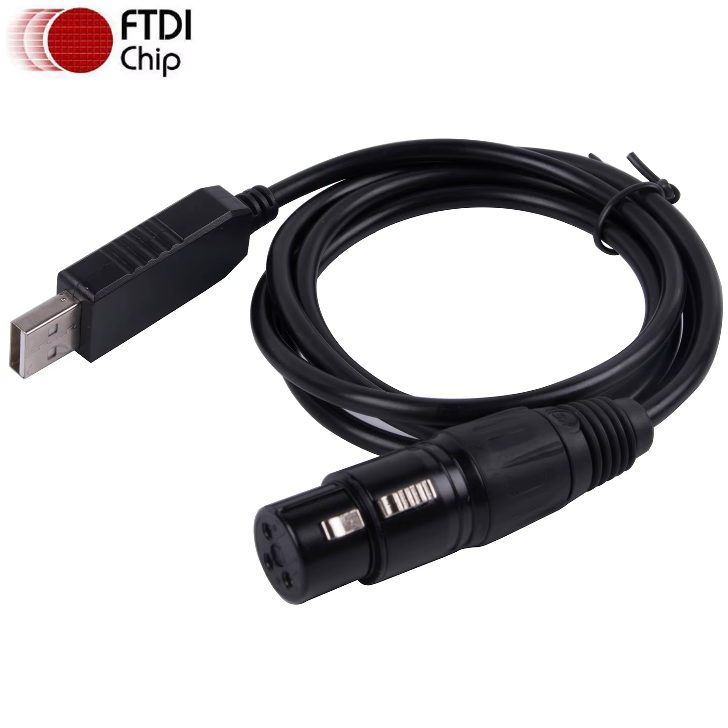 Interface DMX512 a USB - Controlador Iluminación Escenario