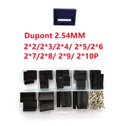 Kit Cables Dupont Jumper 2x2-2x10 - 242 Piezas Macho-Macho