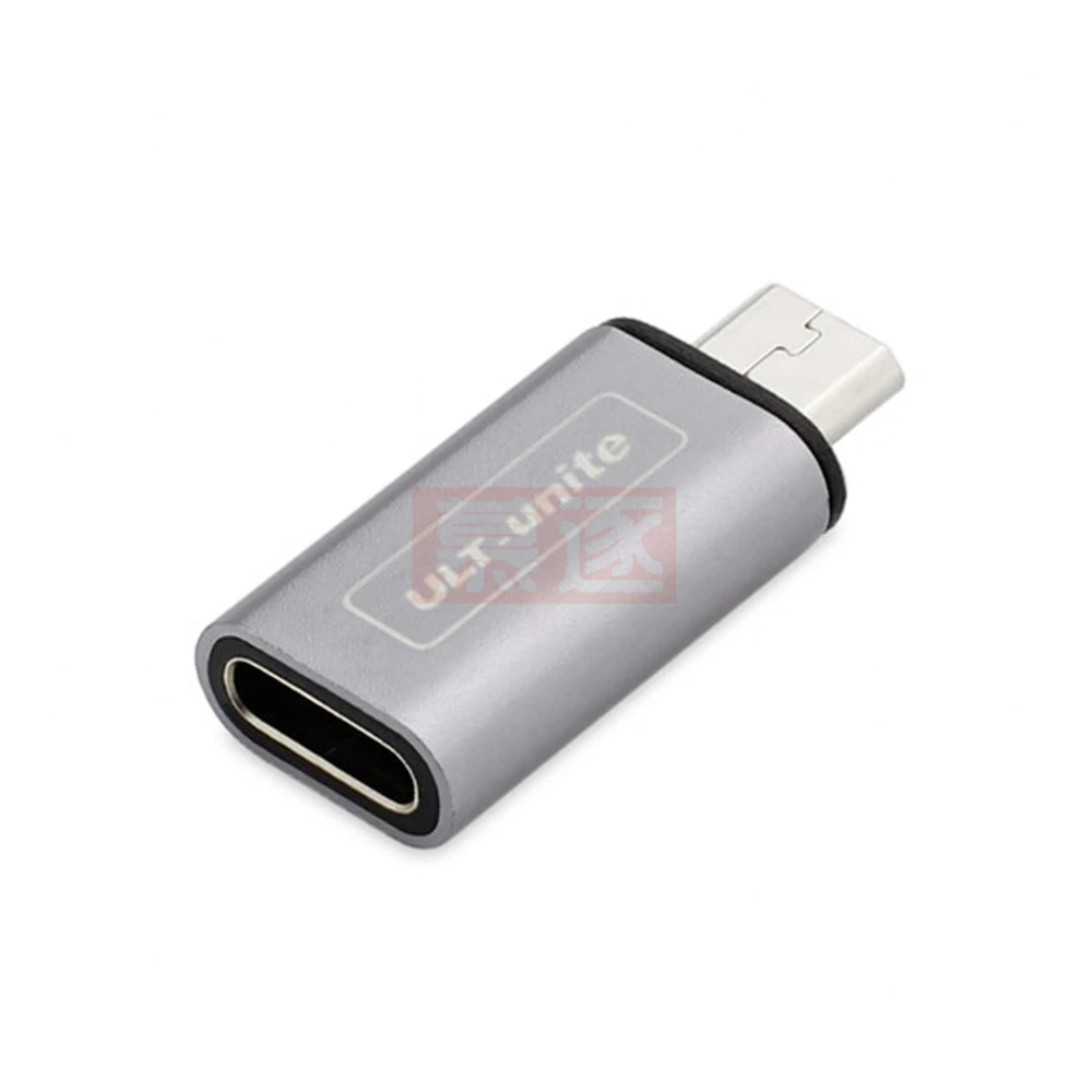 Adaptador de conector OTG USB 3,1 tipo C USB-C hembra a Micro USB 2,0 macho de Metal dorado rosa de alta calidad - imagen 5