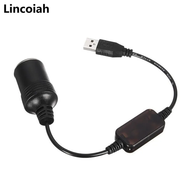 Adaptador Convertidor Cable Controlador Puerto USB 12V Enchufe Encendedor Cigarrillos Coche Xiaomi Hembra Cable Alimentación Banco Energía DVR - Vista principal del producto