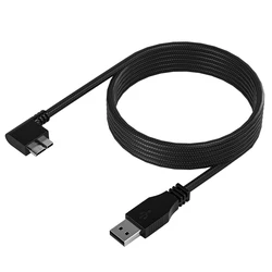 Cable USB 3.0 Micro-B Angular 90° para Cámara SLR y SSD WD Samsung