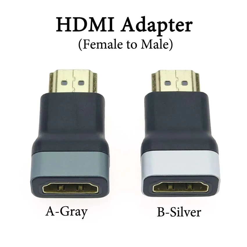 Cltgxdd-adaptador HDMI hembra a macho, convertidor de F-F, 4K, HDMI 2,0, Conector de extensión para PS4, Cable HDMI, extensor HDMI, 1 ud. - imagen 2