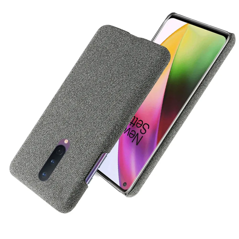 Fundas de tela para Oneplus 8, funda delgada de tela Retro dura para teléfono Oneplus 8 1 + 8 1 + 8 Oneplus8 IN2013, IN2017 Coque Fundas - imagen 3