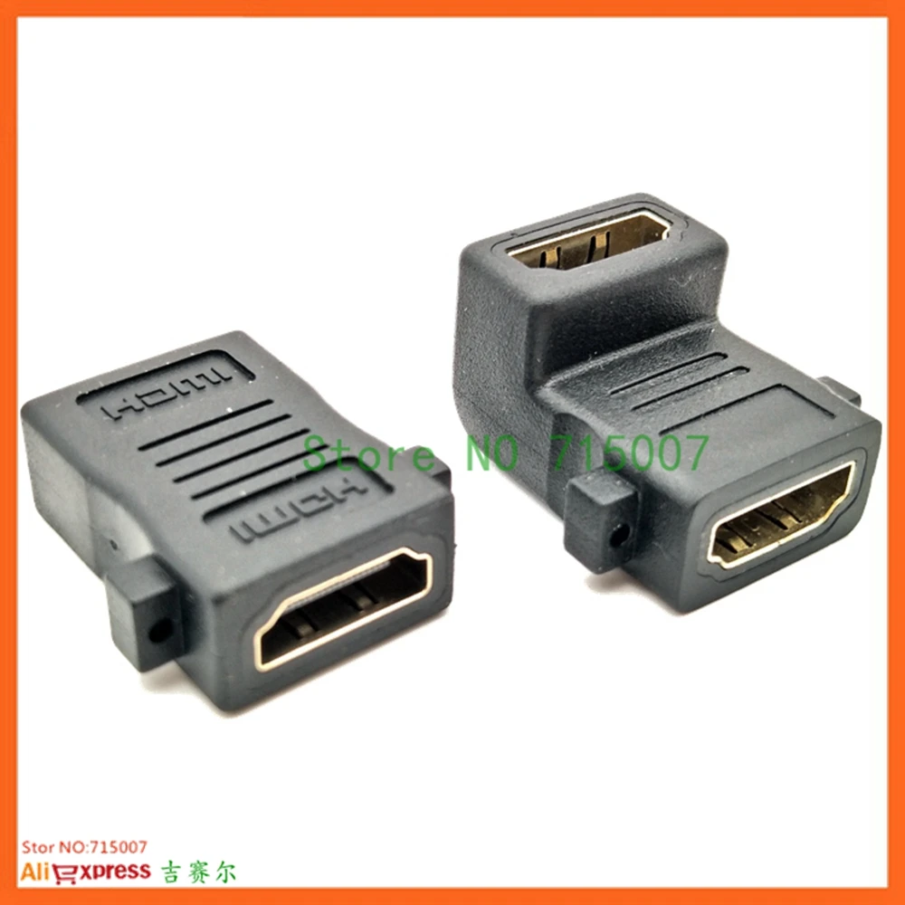 Extensor de Cable I, adaptador giratorio de ángulo de 90 grados hembra a hembra, convertidor plegable giratorio compatible con HDMI para HDTV Xbox 360 - imagen 5