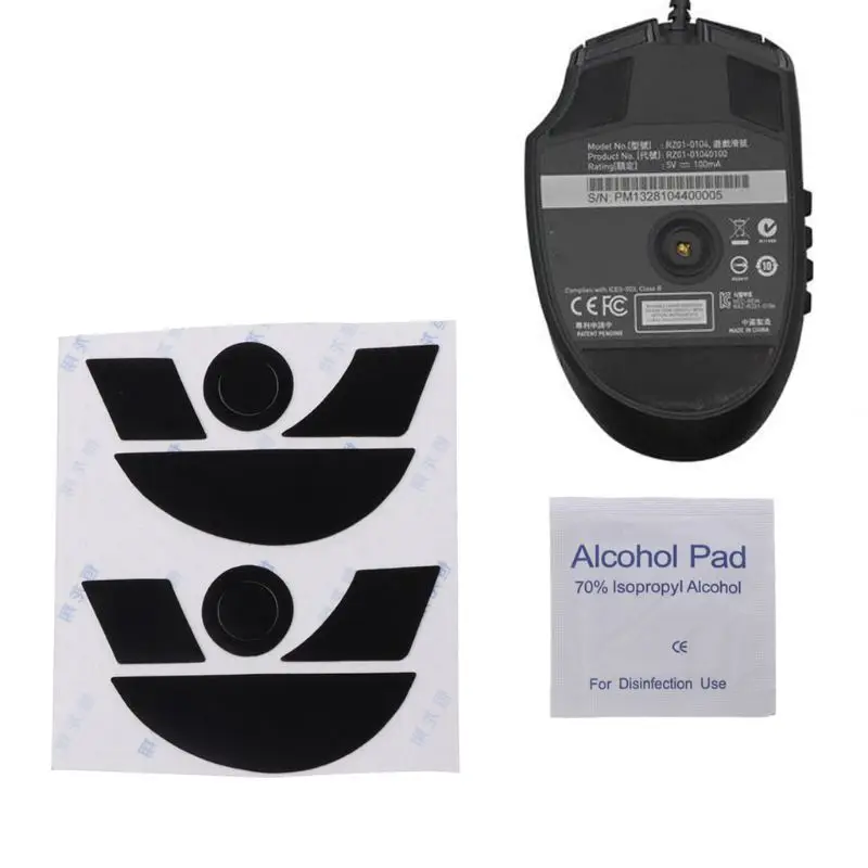 ForRazer Naga-almohadillas para pies de patines de ratón 3M, 2014mm de grosor, pegatina de repuesto para ratón de juego, 2 paquetes por juego - imagen 5