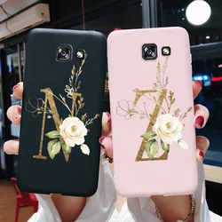 Samsung Galaxy A5 (2016/2017) – Funda de Silicona con Letras