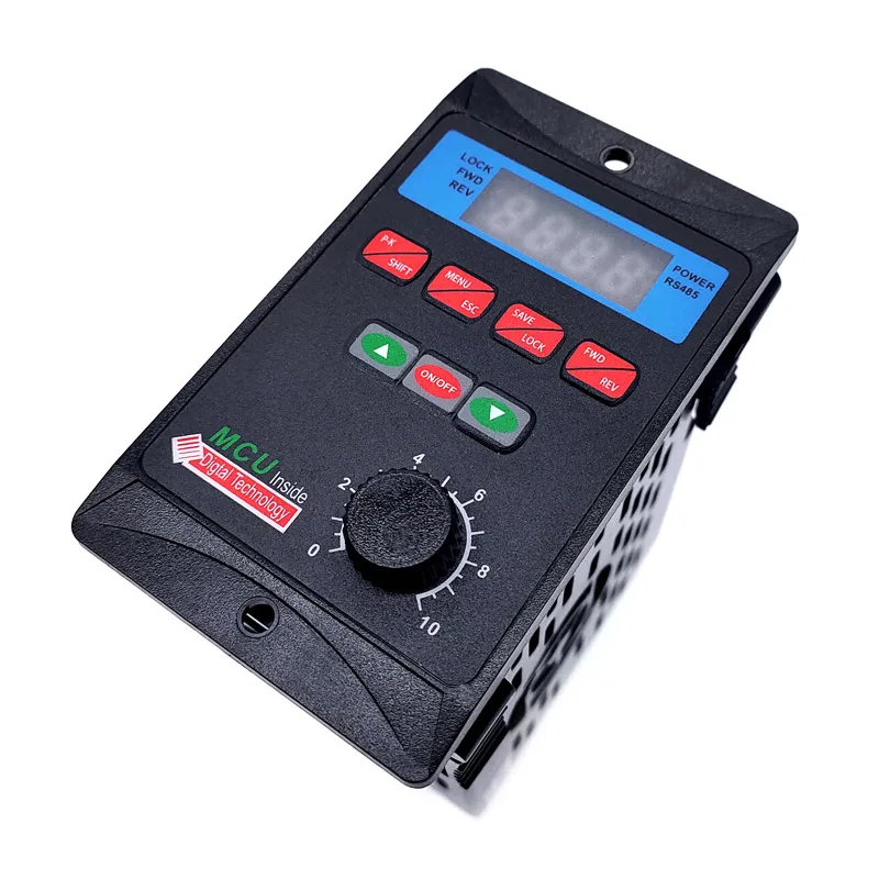 1 Uds. Convertidor de frecuencia de 750W agregar controlador de motor trifásico RS485 400W MCU T13-400W-12-H entrada monofásica - imagen 2