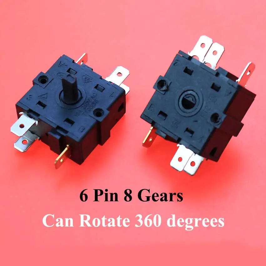 6 Pin 8 gears