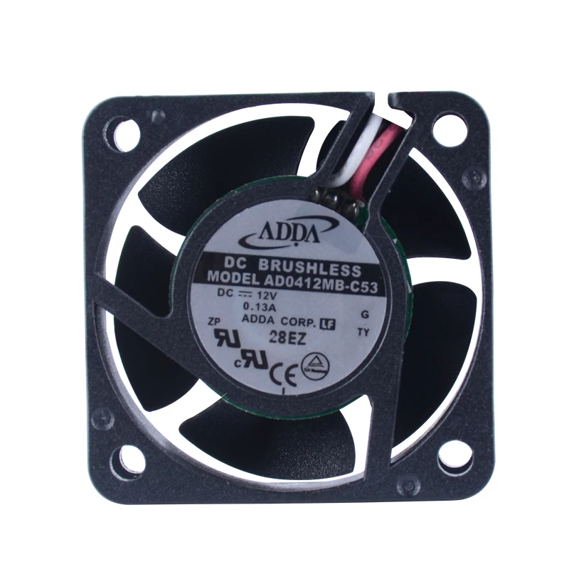 AD0412MB-C53 original de 12V, 0,13a, 4CM, 4020, equipo de ventilador de refrigeración de tres cables