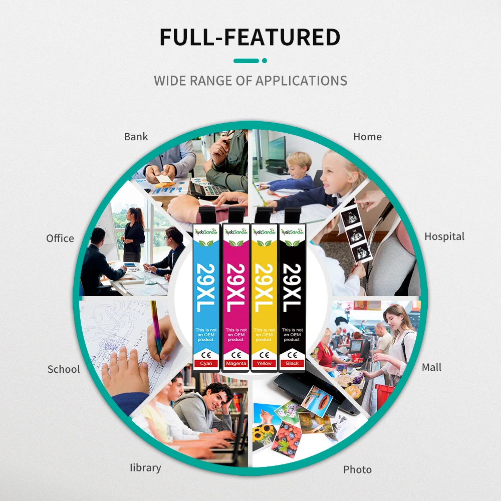Cartuchos de tinta para impresora Epson, recambio de tinta Compatible con XP 2992, 235, 245, 342, 432, 29, 29XL, T2991XL, T2991 T 435 - imagen 5