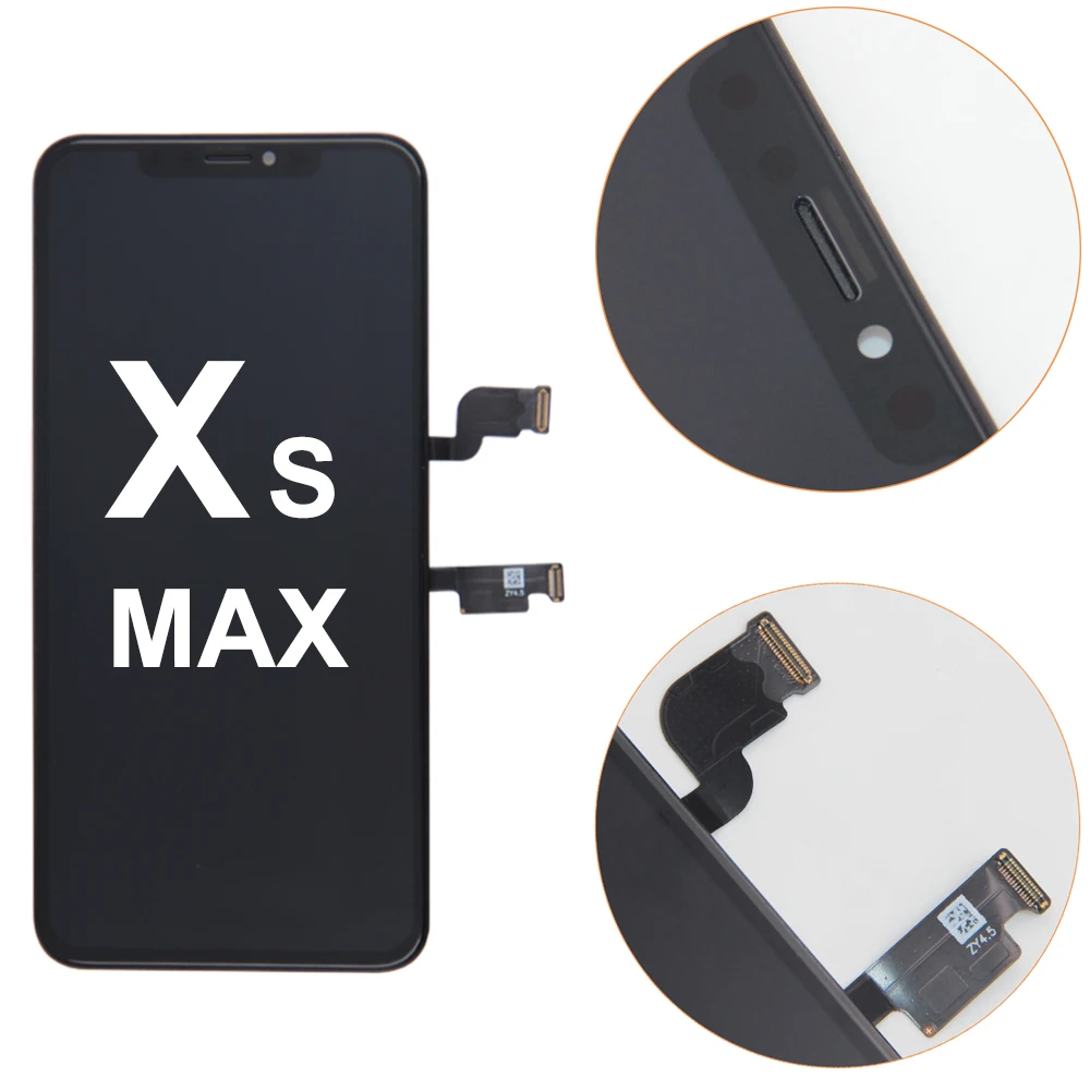 OLCD-pantalla táctil para iPhone XS MAX GX, montaje de digitalizador, repuesto LCD, INCELL - imagen 2