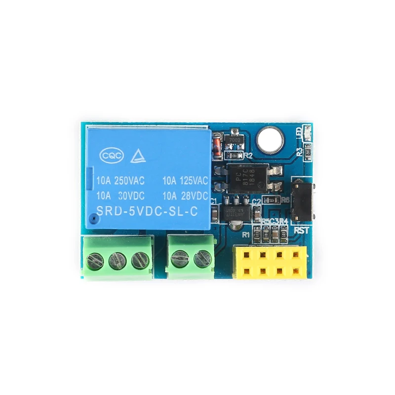 Módulo de relé WiFi ESP8266, ESP-01S, ESP01 S, 5V, ESP-01S, ESP01S, interruptor de Control remoto para casa inteligente, aplicación de teléfono (sin ESP-01S) - imagen 2
