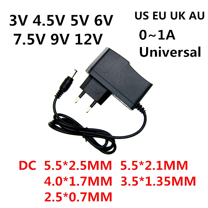 Transformador LED 12V Universal 3-12V 1A Fuente Alimentación