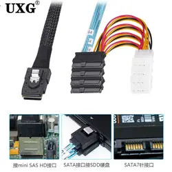 Cable Extensión SAS SFF-8087 a 4 SFF-8482