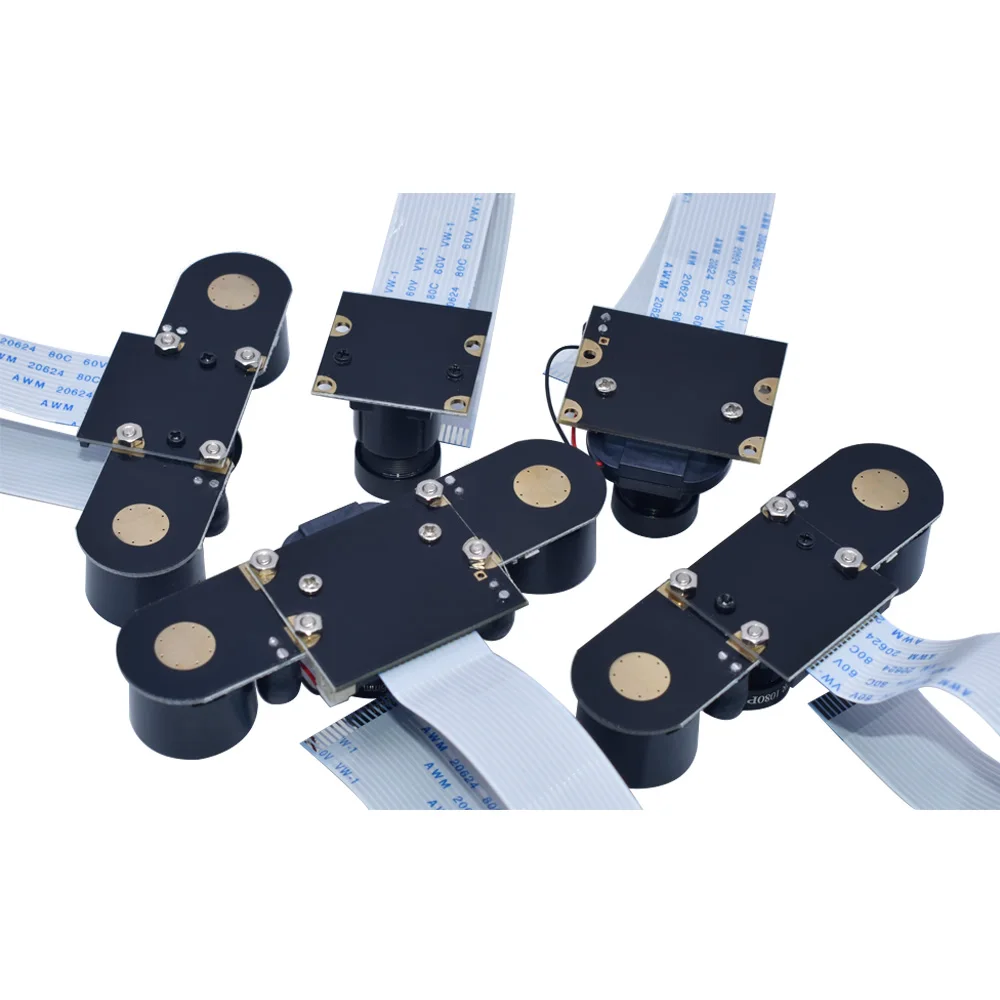 Raspberry Pi 4 Cámara ojo de pez de visión nocturna, 5MP, OV5647, 70/95/160 grados, cámara Focal ajustable para Raspberry Pi 3 Modelo B Plus - imagen 2