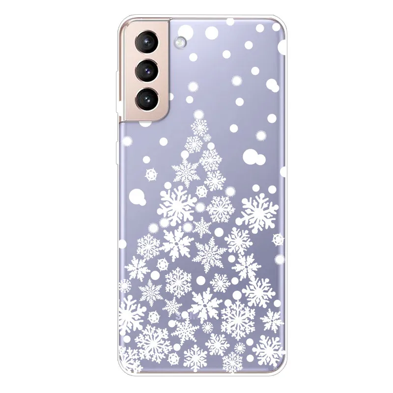 Funda transparente de silicona TPU para Samsung Galaxy S21 FE Ultra Plus 5G, carcasa suave de dibujos animados para Samsung S21FE 5G S 21 - imagen 3