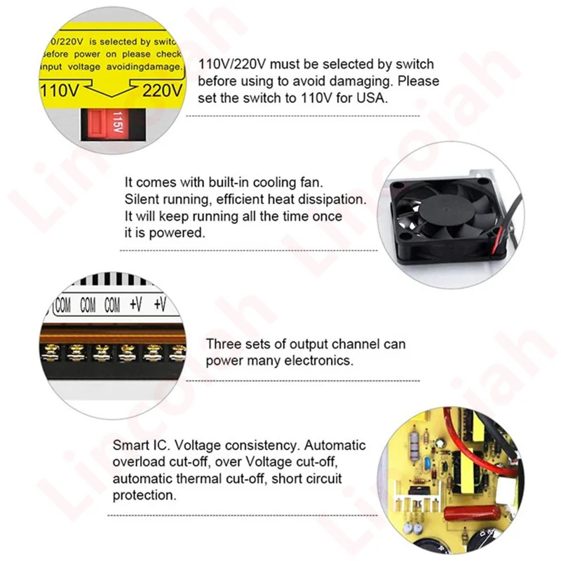 Fuente de alimentación conmutada AC-DC para LED y impresora 3D - imagen 2