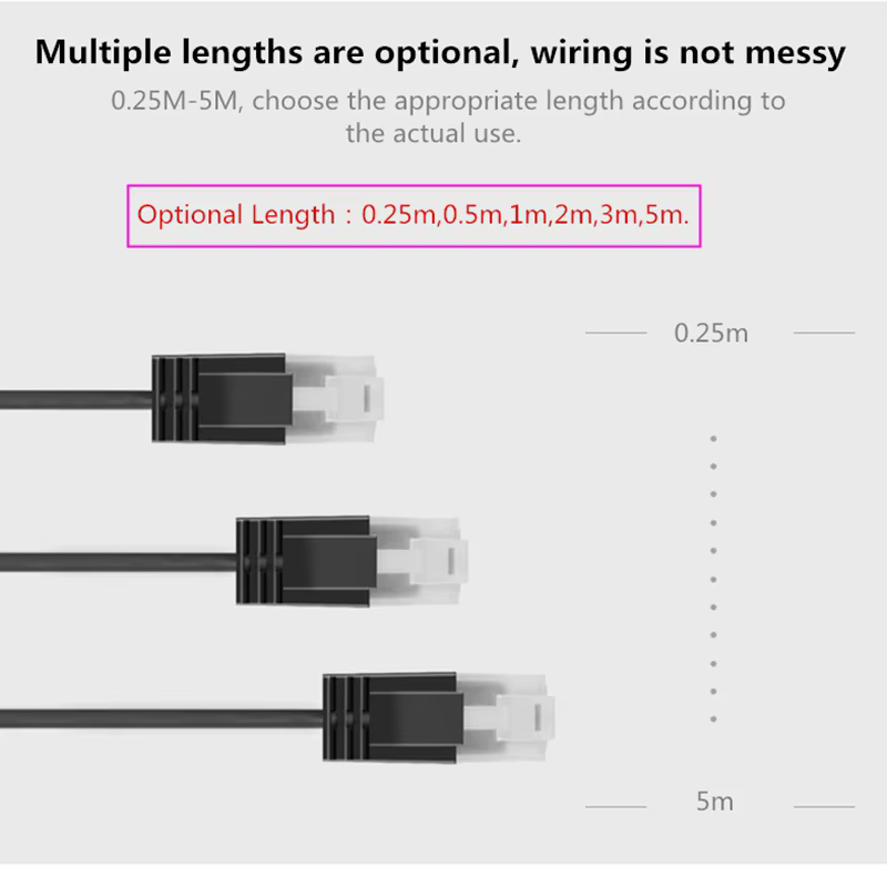 Cable CAT6 RJ45 Angular L - UTP Gigabit 26AWG - imagen 2