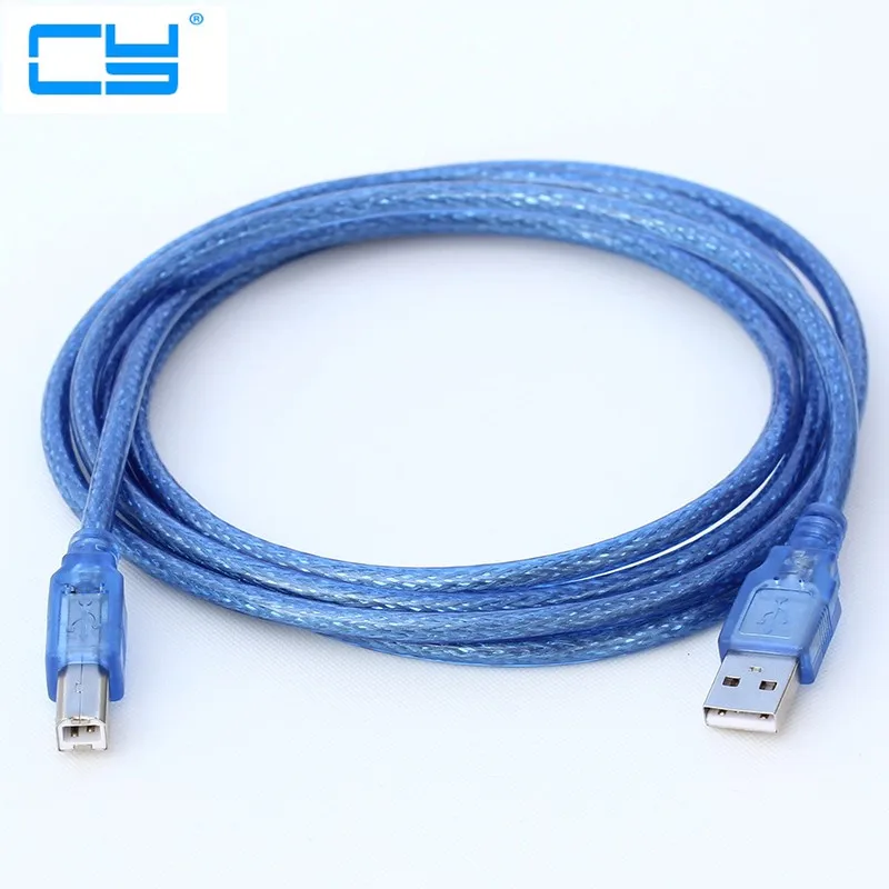 0,3 m 0,5 m 1,8 m 3m 5m USB2.0 Cable macho a B Cable de impresora Cable corto para impresora HUB USB cartucho de disco duro - imagen 2