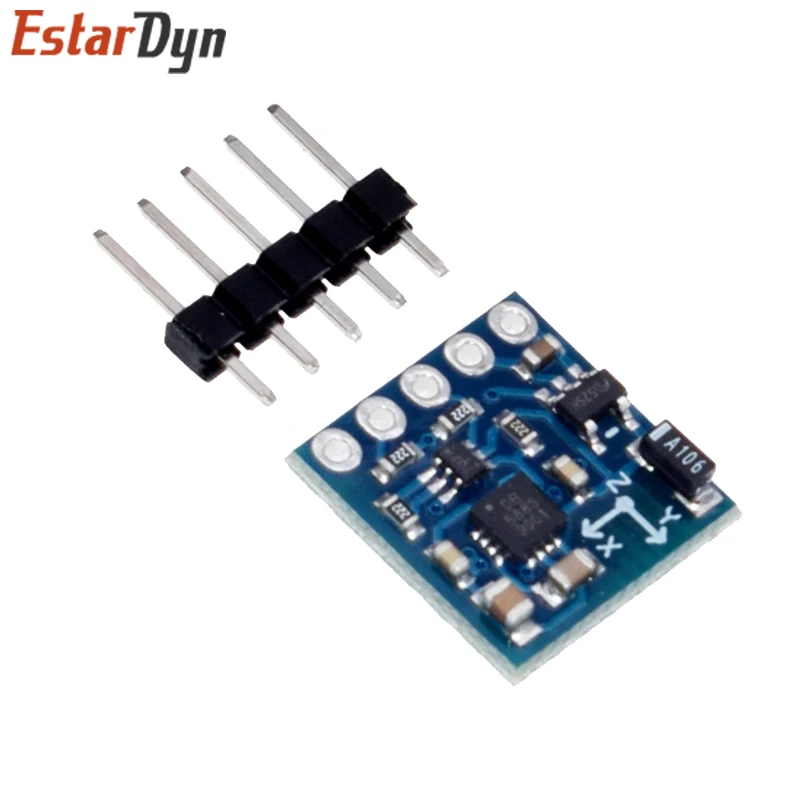 HMC5883 GY-271 3V-5V Triple eje 3 ejes brújula magnetómetro Sensor módulo placa HMC5883L para chips importados Arduino - imagen 4