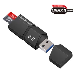 Lector tarjetas SD USB 3.0 MicroSD – Adaptador Flash Rápido Universal