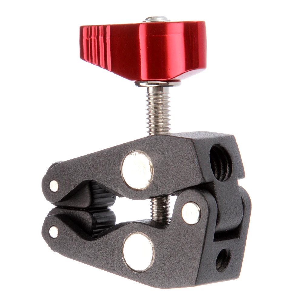 Brazo articulado, garra de cangrejo, soporte de Clip súper abrazadera para luz de Flash de estudio, trípode de cámara, monopié - imagen 3