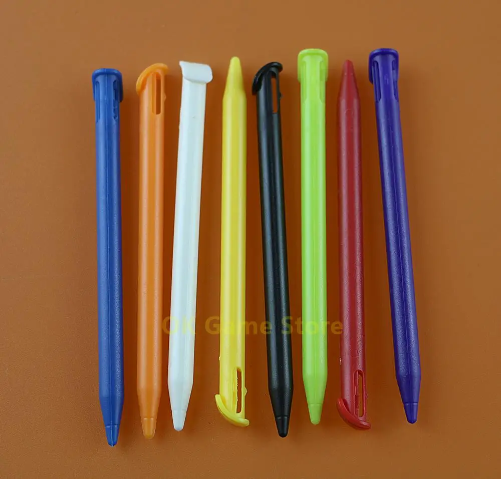 Lápiz óptico de plástico para pantalla táctil, alta calidad, varios colores, 3dsxl, 3dsll, nuevo, 3DS, XL, LL, 10 Uds./lote - imagen 2