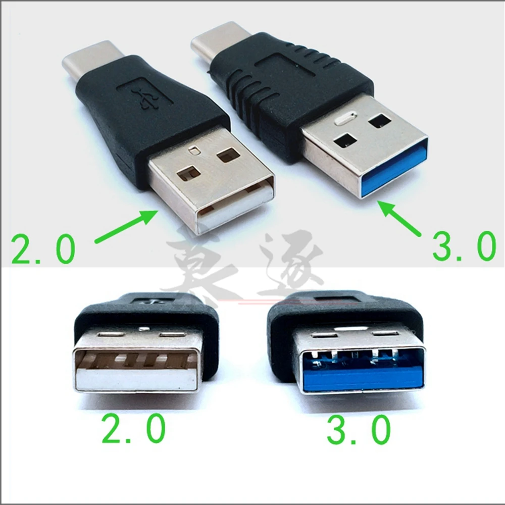 Adaptador de puerto USB tipo C macho a USB 3,0 macho, adaptador USB 3,1 tipo C a USB3.0 tipo A, convertidor adaptador de Cable USB-C - imagen 2
