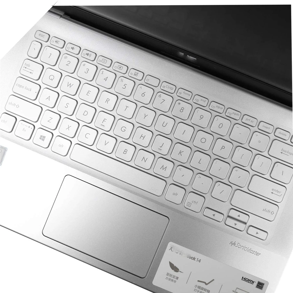 Cubierta transparente de TPU para teclado de ordenador portátil, cubierta protectora antipolvo para ASUS Vivobook 14, X412, UA, UD, X412U, x412fl, x412DA, X409