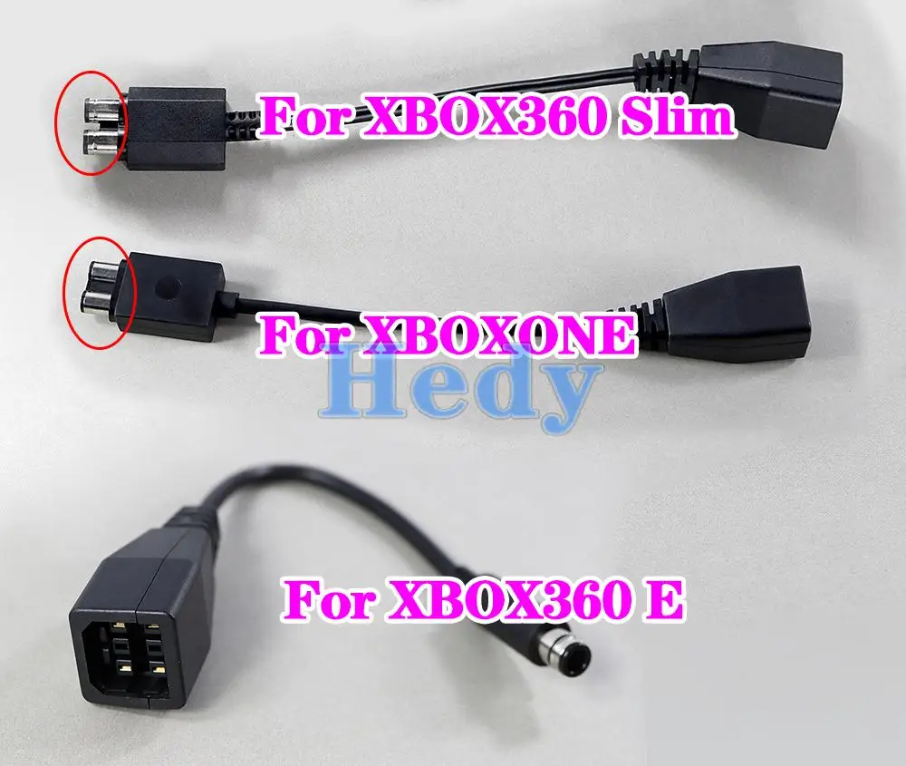 Cable adaptador de fuente de alimentación CA, convertidor de transformador, Cable de transferencia para Microsoft Xbox 360 Slim a XboxOne/XBOX360 E, 1 ud.