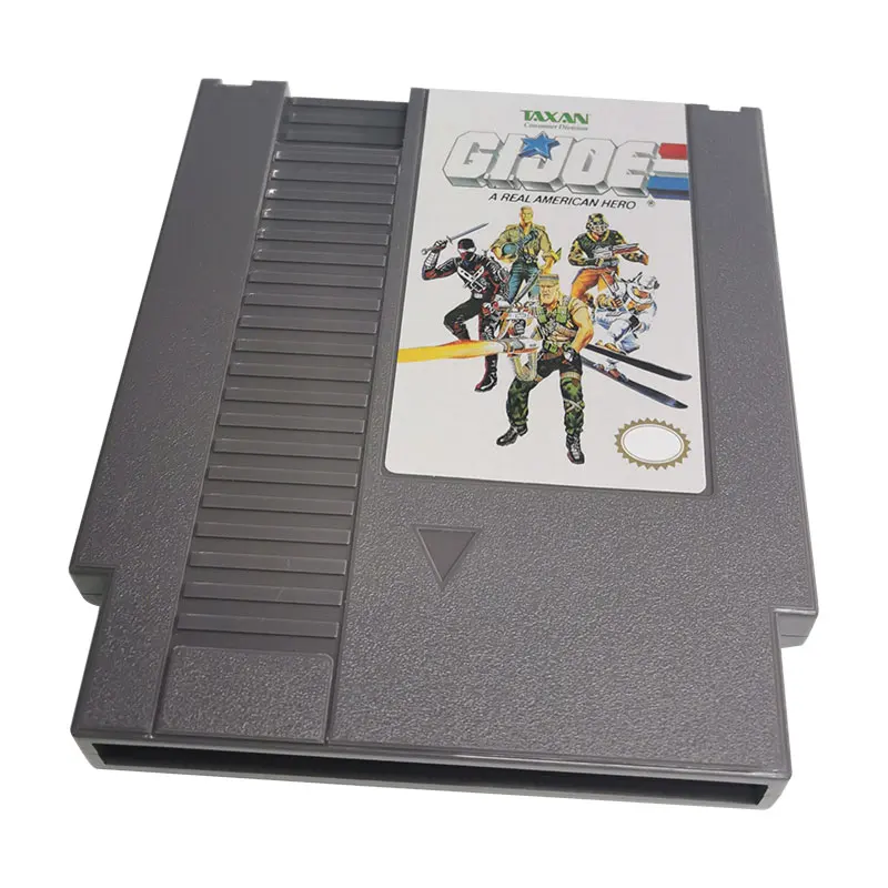 Cartucho de gijoe1-Game para consola NES, 72 pines, 8 bits, tarjeta única
