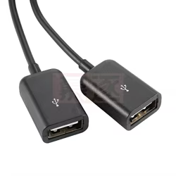 Hub USB 2.0 de 2 Puertos para Portátil y MacBook