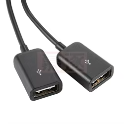 Hub USB 2.0 de 2 Puertos para Portátil y MacBook