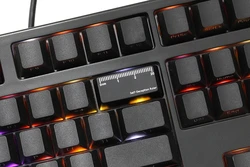 Tecla Espaciadora ABS Grabada – Barra Negra/Roja para Teclado Mecánico