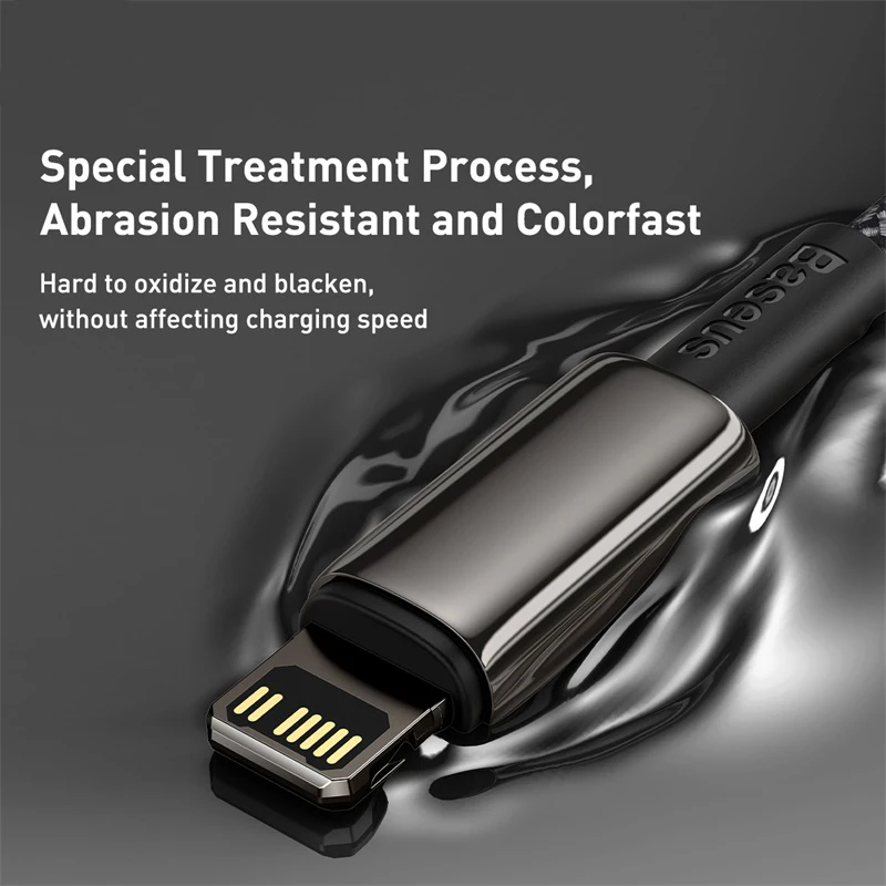 Baseus Cable USB-C 20W PD Carga Rápida para iPhone y Macbook - imagen 2
