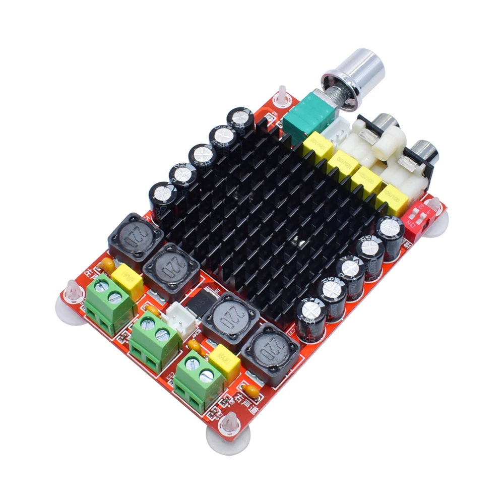 Placa amplificadora de DC14-34V TDA7498, Electrónica inteligente, Clase D, 2x100W, doble canal, Audio estéreo, Xh-M510 - imagen 2