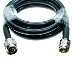 Cable Coaxial N Macho a UHF PL259 LMR400 para 4G LTE VHF