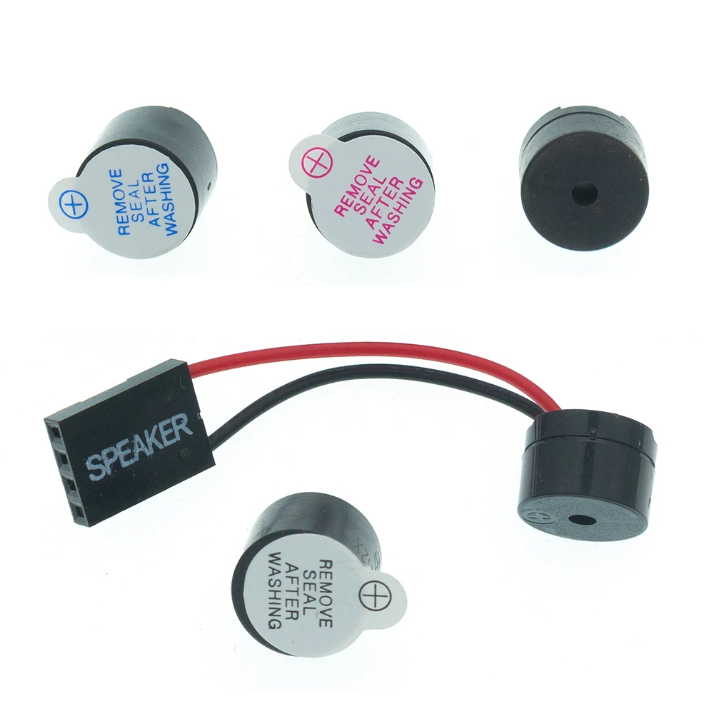 10 Uds zumbador activo 3V/5V/12V/16R TMB12A03 TMB12A05 TMB12A12 tono de pitido continuo largo magnético 12095 12*9,5mm Mini altavoz - imagen 4