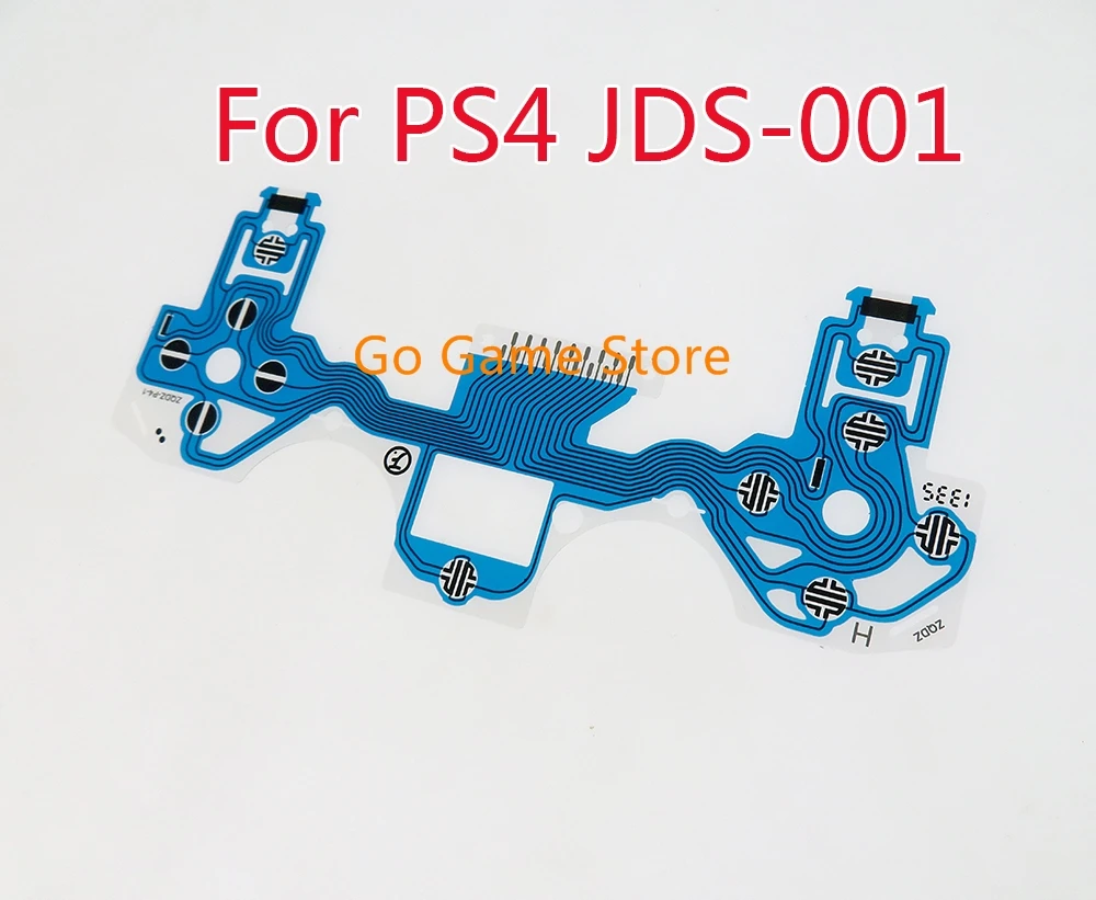 10 piezas para PS4 DS4 PRO Slim, controlador de película conductora, teclado de película Azul, Cable flexible JDM 050, 040, 030, 001