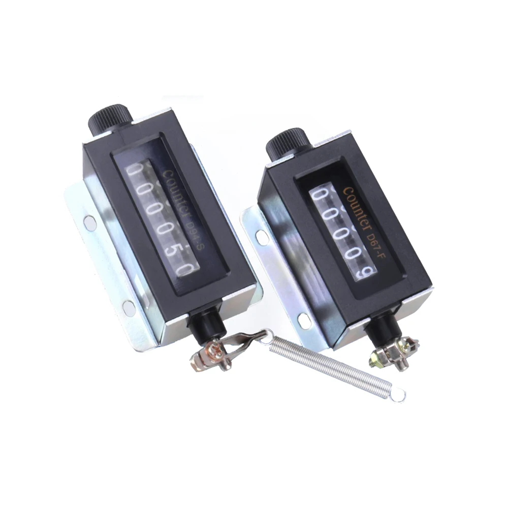 Taidacent-contador de tracción de 5 dígitos, 6 dígitos, Manual, mecánico, Industrial, automático, Cunter