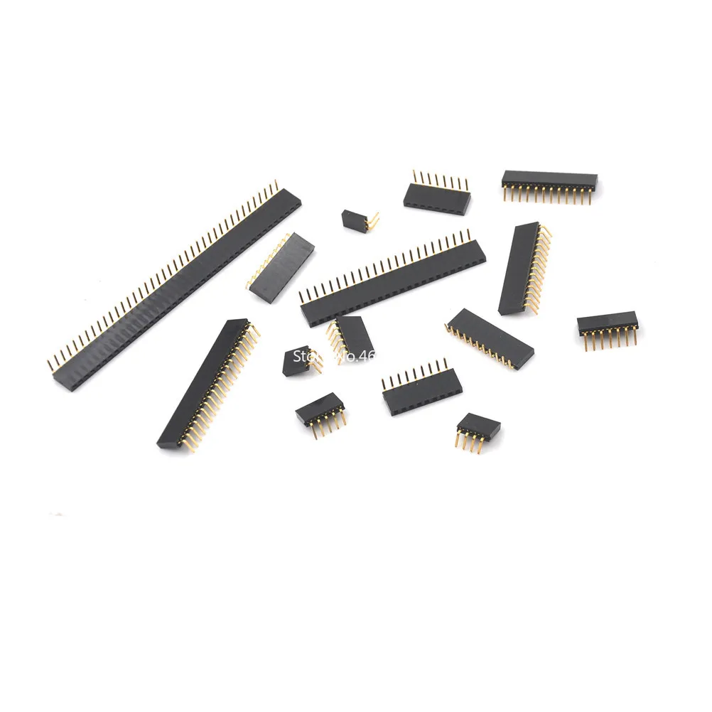 Conector Pin Header Hembra 2.54mm Arduino – 90° Recto - imagen 4