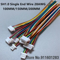 Cable JST SH 1.0 de 2 a 10 pines – Conector DIY 28AWG 20cm