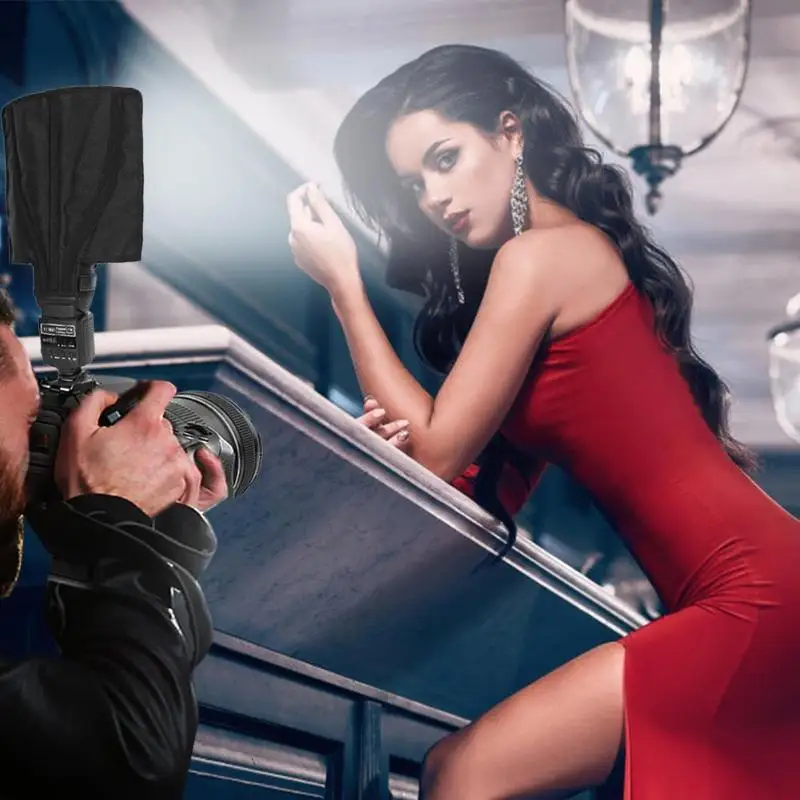 Reflector flash - Demostración de luz suave