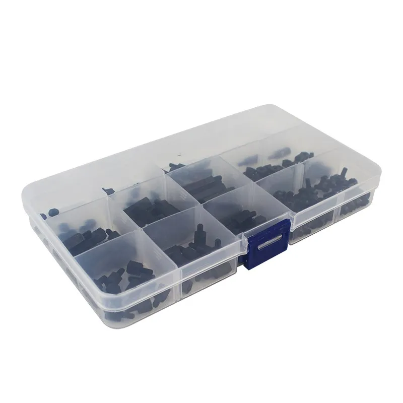 Juego de tornillos de plástico negro para Raspberry Pi M2.5 M3, accesorios de caja con destornillador, 210 piezas - imagen 3