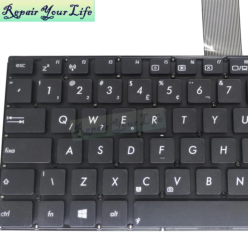 PT-BR teclado brasileño para ASUS X550 X552 S550 Y581 X550C X550CA X550CC X550M X550L X552EA X552M X552LA brasileño 612SUS00 - imagen 4