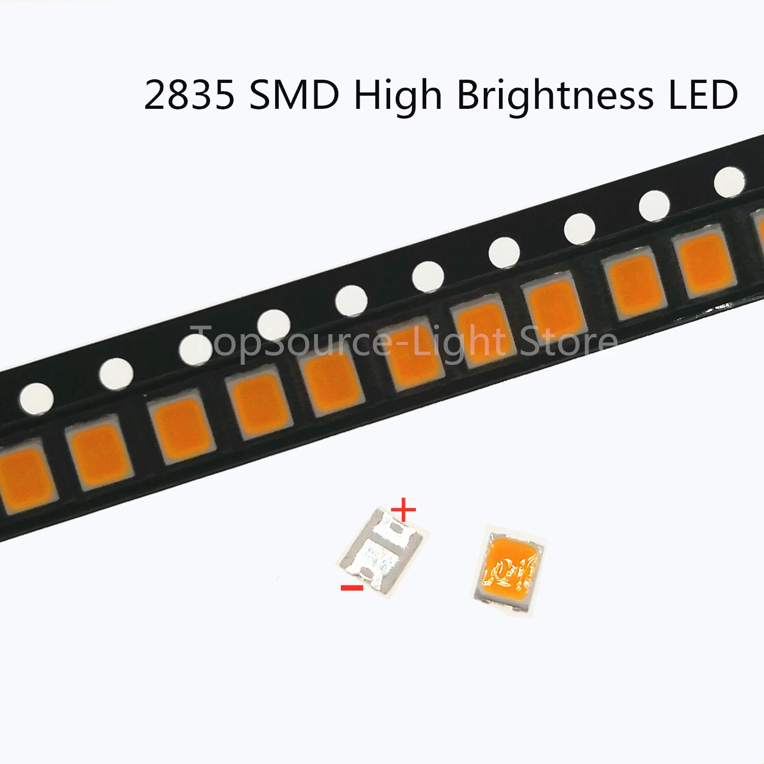 Chip LED SMD 100 de alto brillo, 2835 W, 1W, 18V, 9V, 6V, 3V, 130lM, LED blanco natural frío, 0,5 K, 3000K, 4000K, 6000K, 9000K, piezas - imagen 4