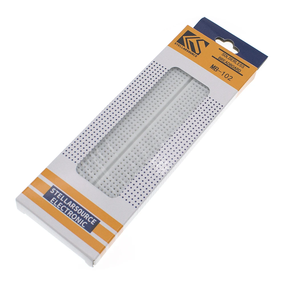 Placa de pruebas MB-102 MB102, placa de pan PCB sin soldadura de 400 puntos, prueba de desarrollo de línea Dupont, bricolaje para SYB-830 de laboratorio arduino - imagen 3