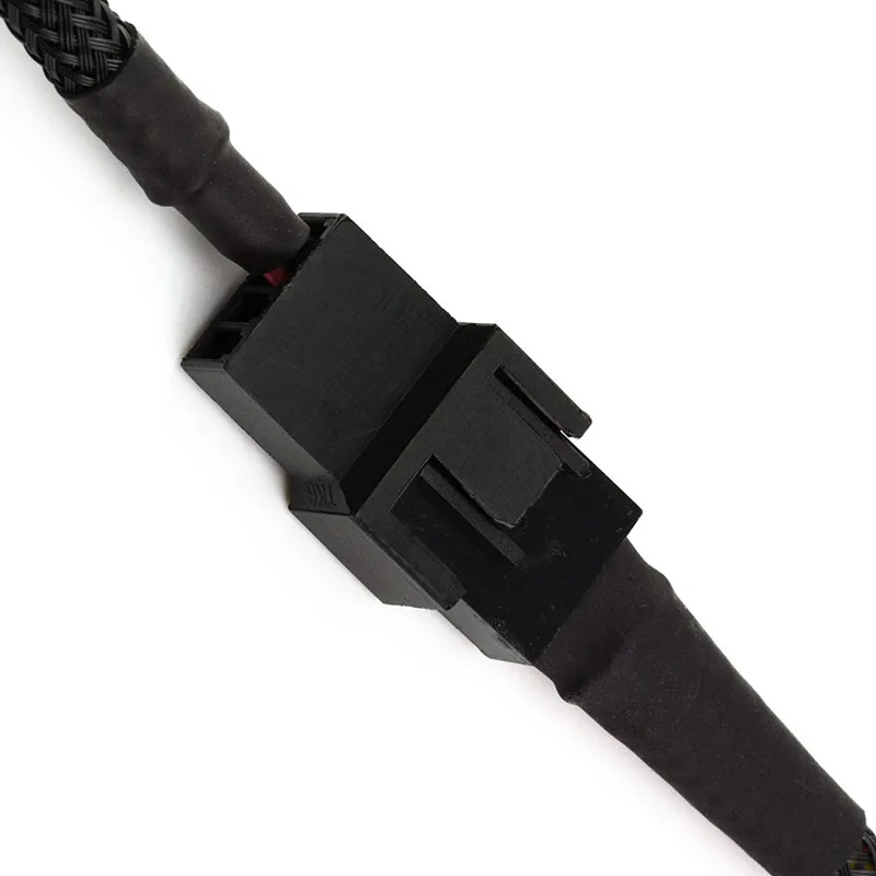 Cable adaptador de ventilador gráfico de 2 pines para ventilador de placa base GPU de 4 pines/tarjeta PWM, Compatible con manga negra de 3 pines y 4 pines, lote de 2 unidades - imagen 2