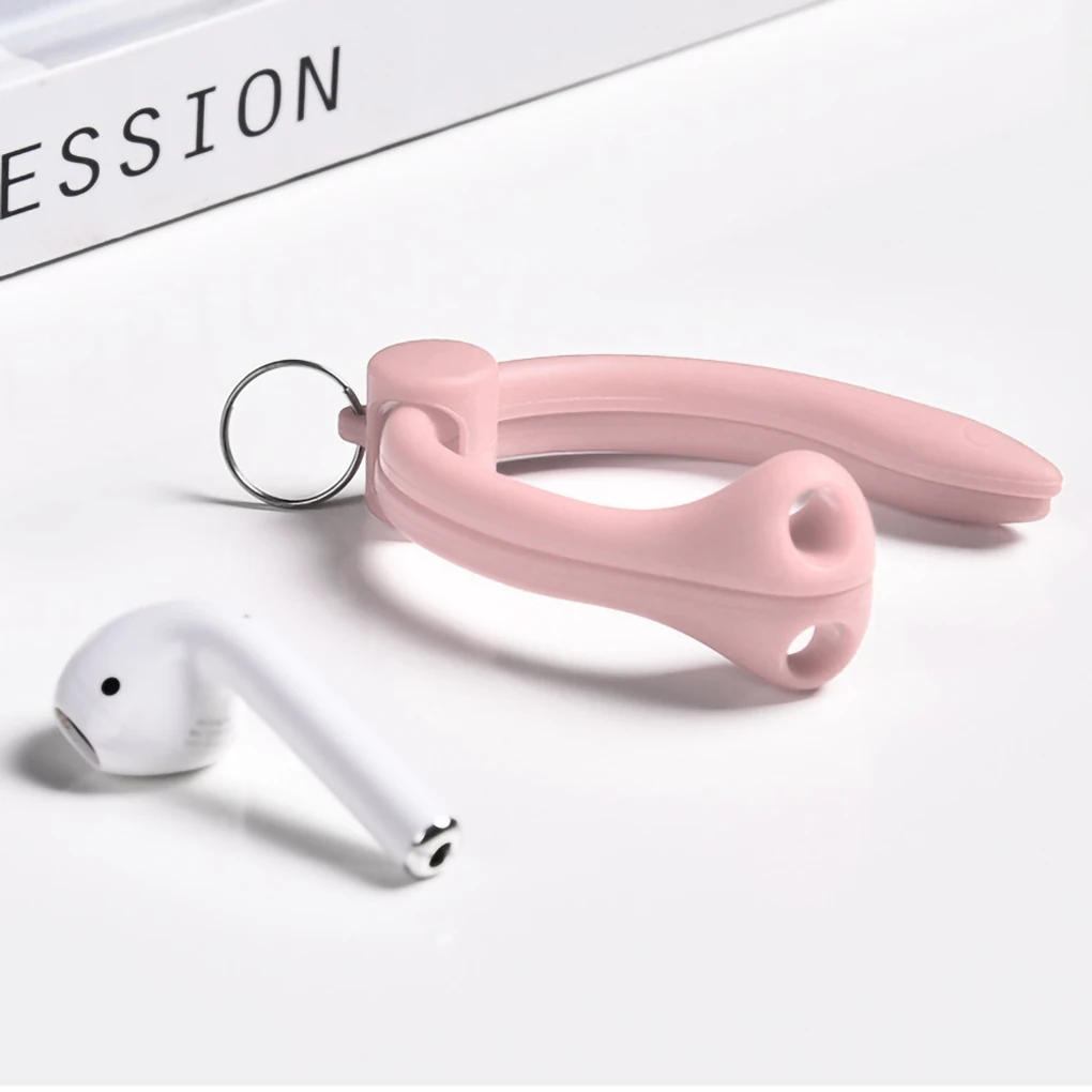Gancho de silicona para auriculares, gancho portátil para la oreja, soporte para AirPods, 1 par - imagen 4