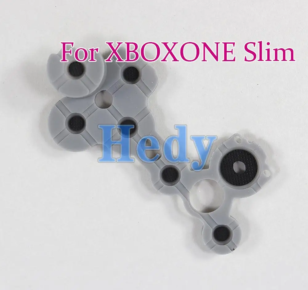 100 Uds Original OEM para XBOX ONE Slim S negro gris botón de goma conductora de silicona para Xbox One S D Pad para XBOXONE Elite V2.0 - imagen 2
